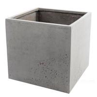 Кашпо полистоун Nobilis Marco "Pm-lgrey Square"