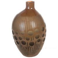 Ваза "Wood" (стекло), D16xH25 см