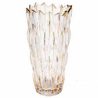 Ваза "Рельефная" (стекло), D12xH24 см