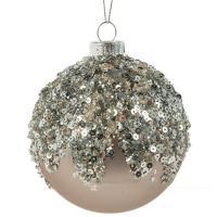 Елочная игрушка "Шар" (стекло), D8см