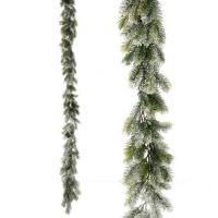 Гирлянда еловая заснеженная искусственная, 190 см