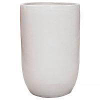 Кашпо Plain Partner White, D41xH63см