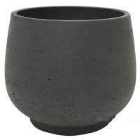 Кашпо Rough Mini Pixie L Black Washed, D31xH26см