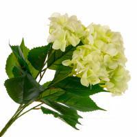 Цветок искусственныйс силиконовым покрытием "Гортензия", 55 см