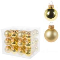 Набор шаров (стекло), 3,8 см, 36 шт.