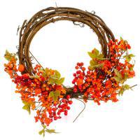 Венок ягодный искусственный (пластик), D56см
