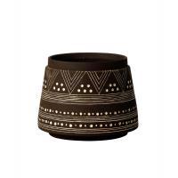 Кашпо Deroma Mali Cilindro 21 black