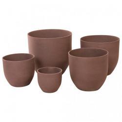 Кашпо Nobilis Marco Brown Jare Fiberstone