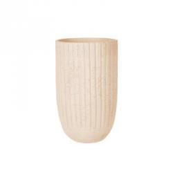 Кашпо Nieuwkoop Polystone Lourdee Cylinder, цвет натуральный