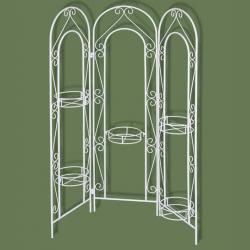 Подставка пятиуровневая ширма раскладная, цвет Белый