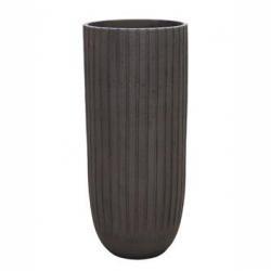 Кашпо Nieuwkoop Polystone Lourdee Cylinder, цвет коричневый