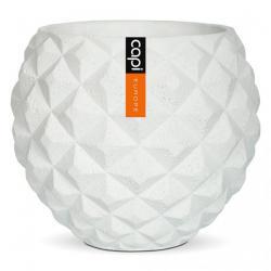 Кашпо Capi Nature Настольная Чаша Белое