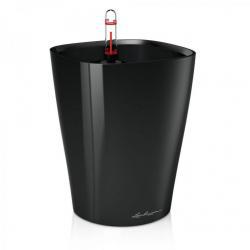 Кашпо LECHUZA DELTINI Черный блестящий