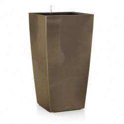 Кашпо LECHUZA CUBICO Жемчужно-бежевый блестящий