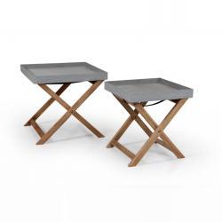 Пара складных столов Woodford 6618
