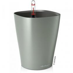 Кашпо LECHUZA DELTINI Зеленый металлик