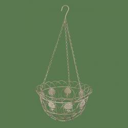 Кашпо подвесное, цвет Белый