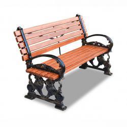 Скамейка чугунная «Львы»