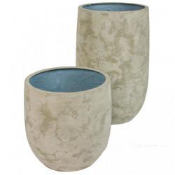 Кашпо Nobilis Marco Olive Brunch Round Полистоун