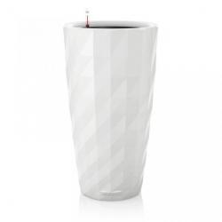 Кашпо LECHUZA DIAMANTE 40 Белый блестящий