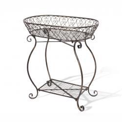 Подставка овальная маленькая на четырех ножках, цвет Бронза