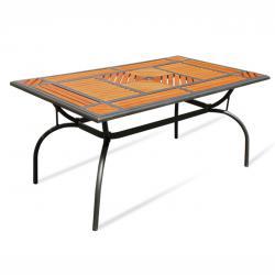 Стол прямоугольный алюминиевый Champ David
