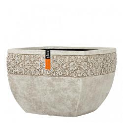 Кашпо Capi Classic Низкий Конус - Слоновая Кость