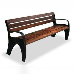 Скамейка чугунная «Волна»