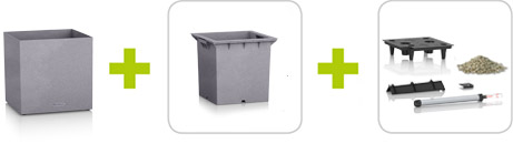 Кашпо + система автополива