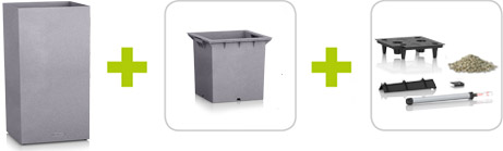 Кашпо + система автополива