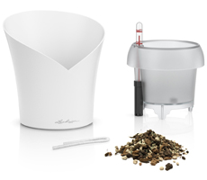 Кашпо + внутренний горшок + автополив + субстрат